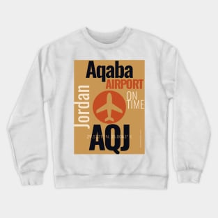 Aqaba AQJ airport Crewneck Sweatshirt